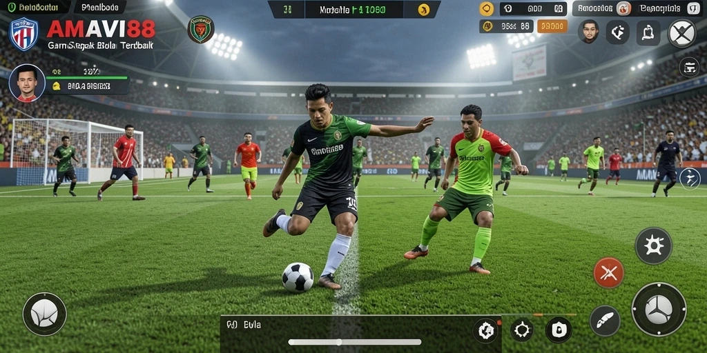 Tampilan gameplay <strong>AMAVI88</strong> yang intens dan mendebarkan.