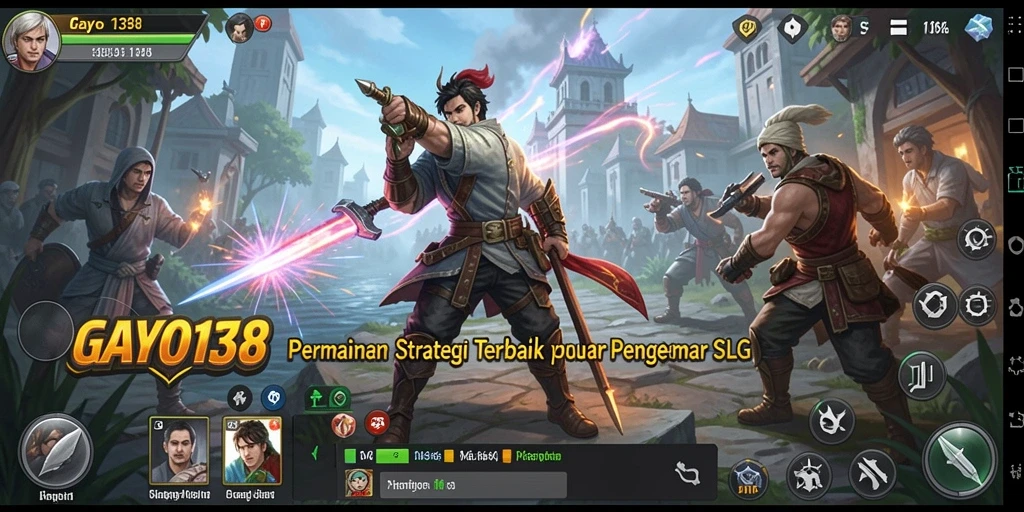 Tampilan menarik dari gameplay GAYO138 di dunia SLG.