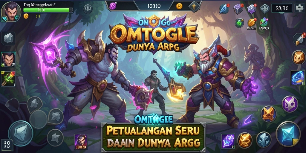 Tampilan menarik dari gameplay ARPG di OMTOGEL.