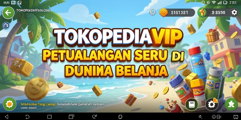 Tampilan menarik dari gameplay TOKOPEDIAVIP yang seru dan penuh tantangan.