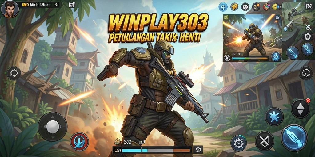 Tampilan aksi menegangkan dalam gameplay WINPLAY303.